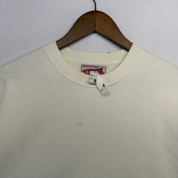 Madewell Sweatshirt Men's XS Beige Cream Crewneck Mccarren Midweight Crew NEW - Picture 2 of 11